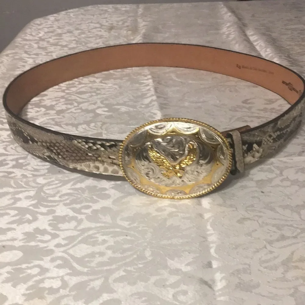Genuine Snakeskin Belt size 40